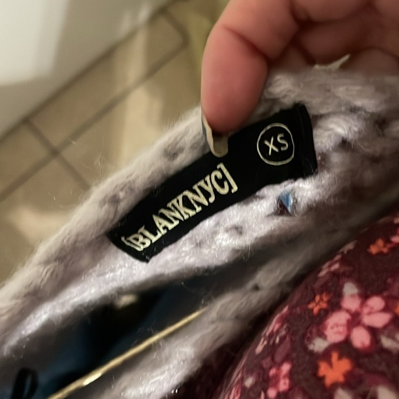 Blank NYC Mixed Signals Chunky Knit Striped Multicolored Sweater Size XS - Picture 5 of 6